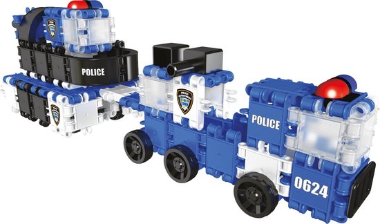 Clics Hero Squad Politie Box 8 in 1 - Constructie blokken