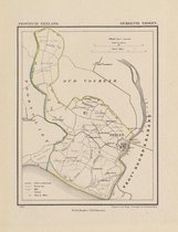 Historische kaart, plattegrond van gemeente Tholen in Zeeland uit 1867 door Kuyper van Kaartcadeau.com
