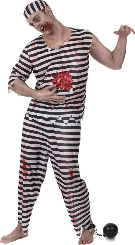 LUCIDA - Zombie gevangene kostuum voor mannen