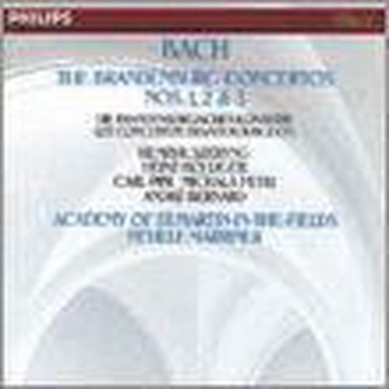 Bach The Brandenburg Concertos nos 1, 2 & 3 / Marriner, Neville