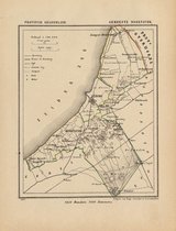Historische kaart, plattegrond van gemeente Doornspijk in Gelderland uit 1867 door Kuyper van Kaartcadeau.com