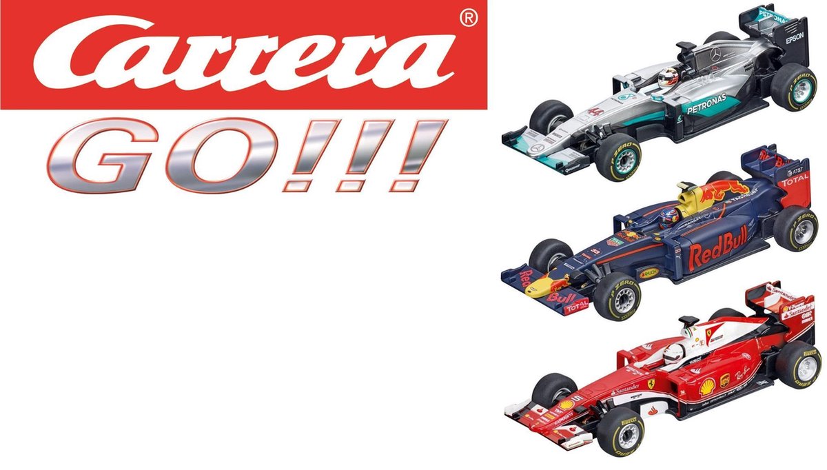 Carrera Go Raceauto's Vettel + Hamilton + Verstappen – Bundel 3-pack |  bol.com