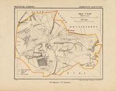 Historische kaart, plattegrond van gemeente Montfort in Limburg uit 1867 door Kuyper van Kaartcadeau.com