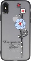 BestCases - Apple iPhone X Love Forever TPU hoesje Blauw