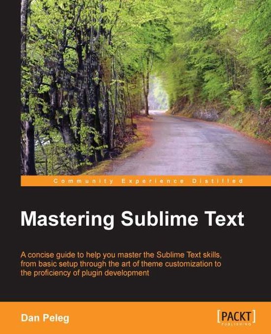 Mastering Sublime Text - cover