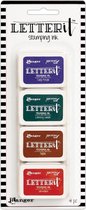 Letter It- Stempel inkt set - Archival - 4 kleuren