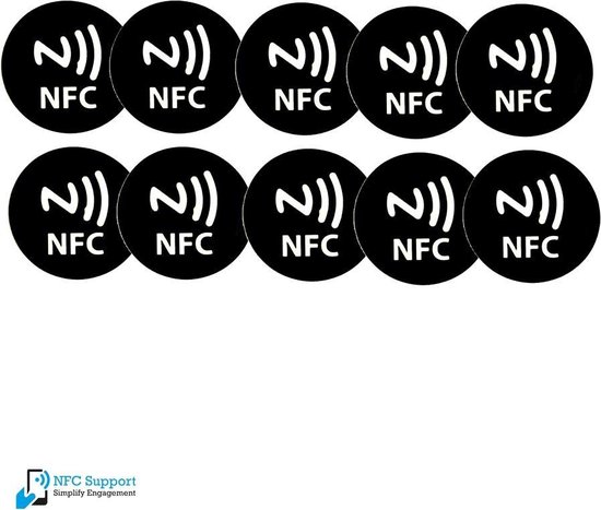 NFC Tags Zwart voor iOS en Android | bol.com