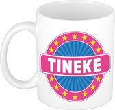 Tineke naam koffie mok / beker 300 ml  - namen mokken