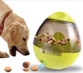 Hondenbal - Speelgoed - trainingsbal - voedings dispenser - intelligentie bal voor honden - Groen - speelbal - Speelbal om te leren- bal met snoepjes