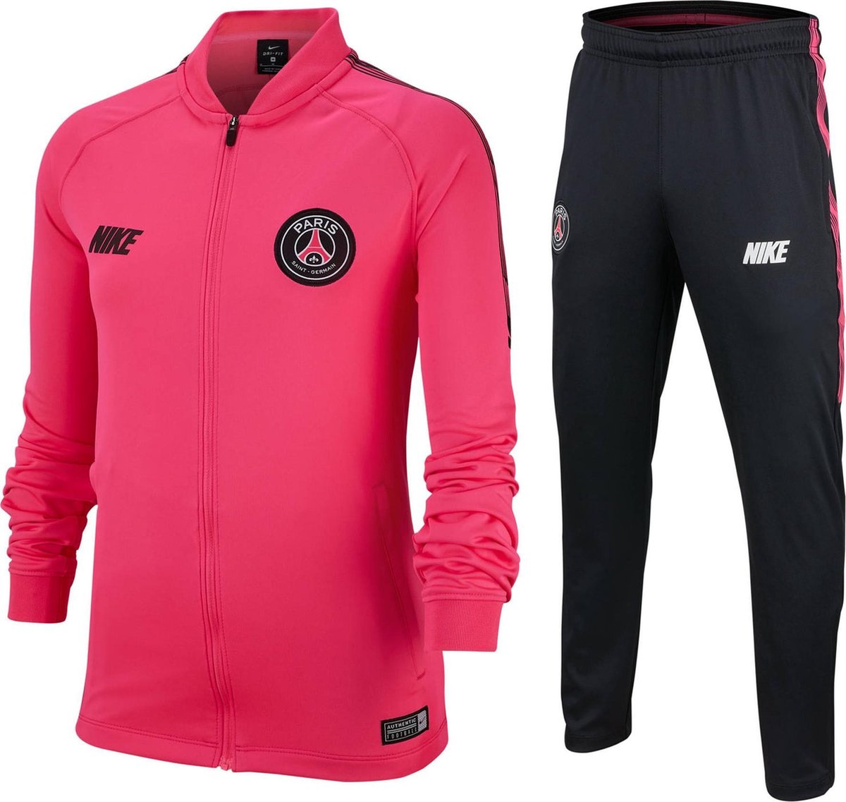 Nike Trainingspak - Maat M - Unisex - roze/zwart Maat 140/152 | bol.com