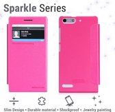 Nillkin Leather Case Huawei Ascend G6 3G - Sparkle Series pink