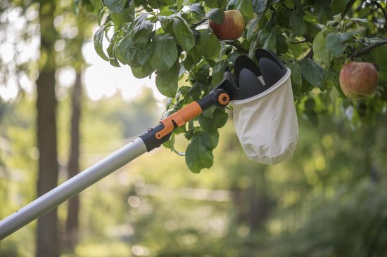 Fiskars Quikfit™ hark - Tuinhark - Opzetstuk - 14-tanden van Carbonstaal - 20,5 cm
