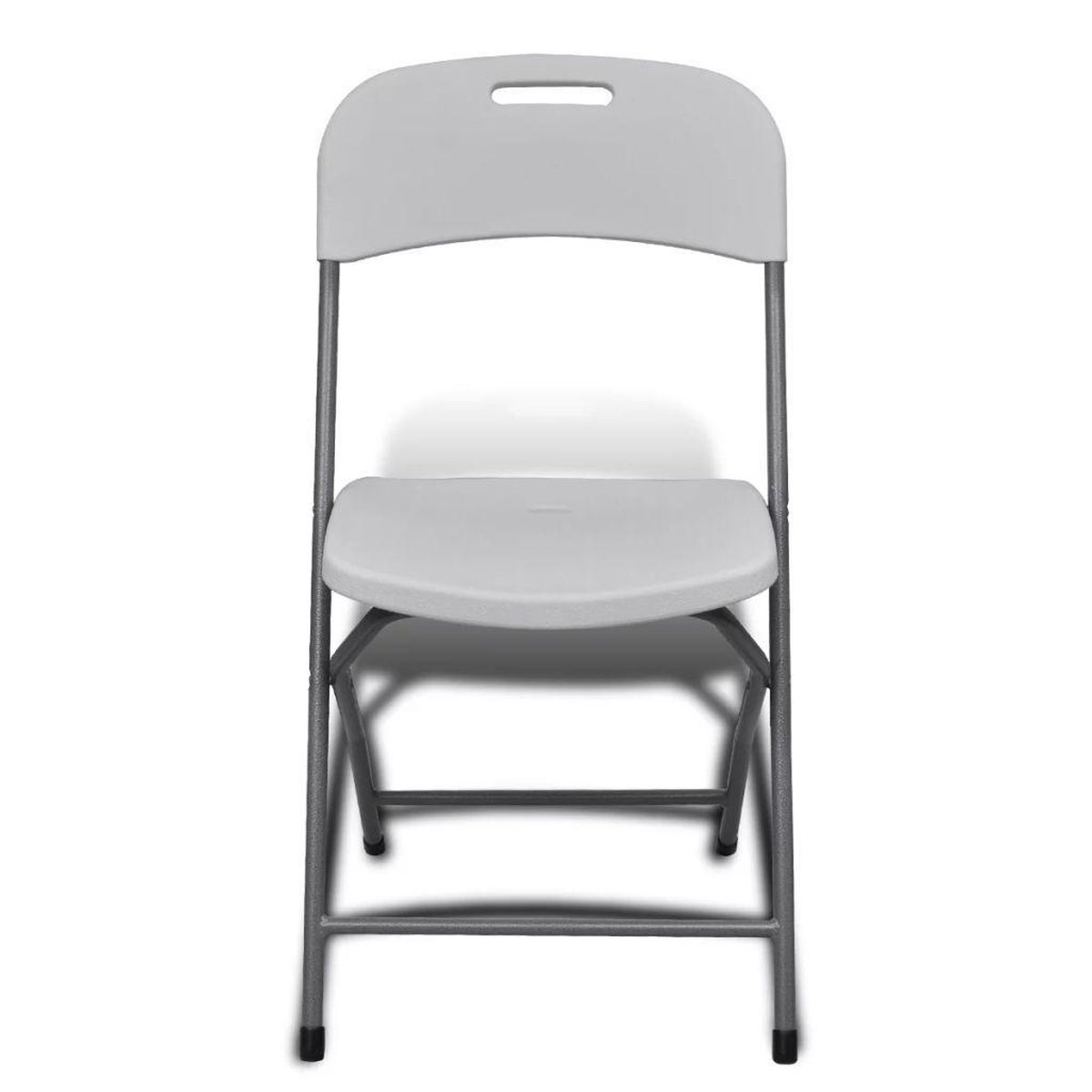 Klapstoelen voor buiten 4 HDPE wit 2 st Klapstoelen voor buiten 4 HDPE wit 2 st