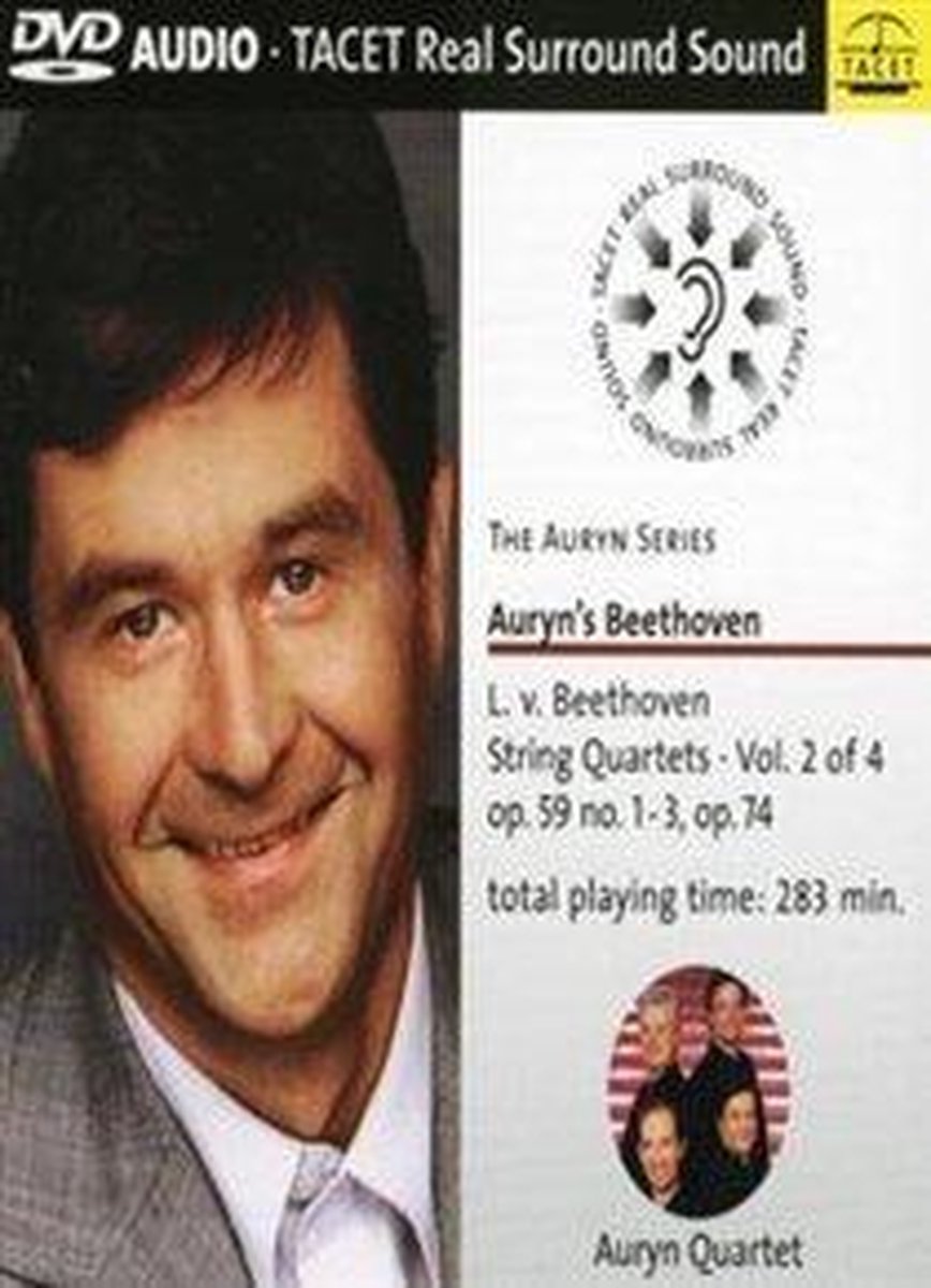 Beethoven: String Quartets Vol. 2 of 4, op. 59 no. 1-3, op. 74 (DVD-Audio)