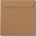 Envelop 19 x 19 Bruin, 100 stuks