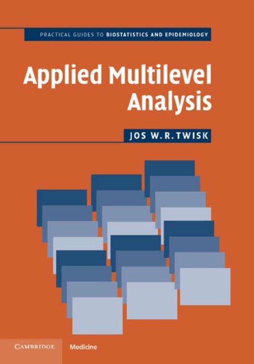 Omslag van Applied Multilevel Analysis