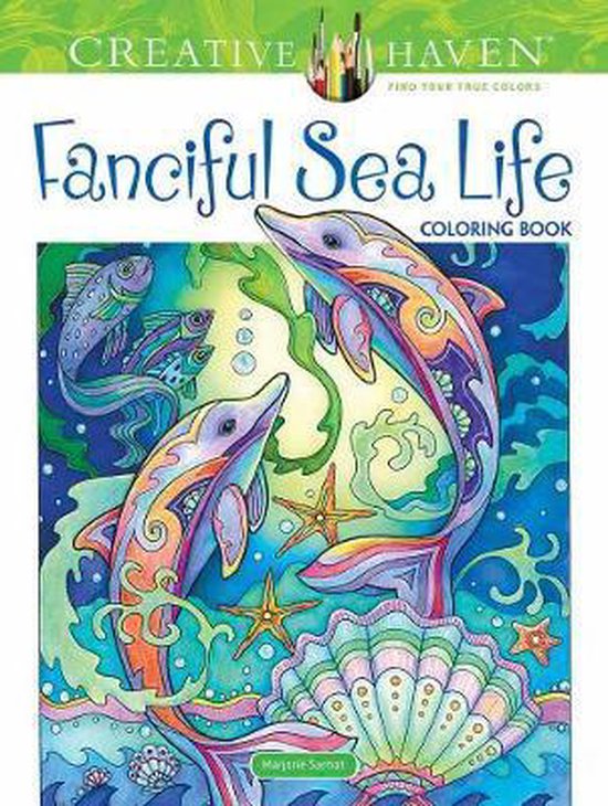 Creative Haven Fanciful Sea Life Coloring Book - cover