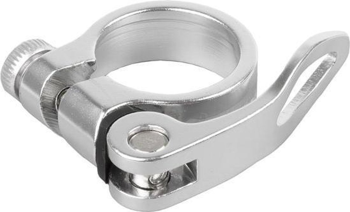 Mirage Zadelpenklem - Snelspanner - Aluminium - 31.8 mm - Zilver