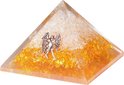 Orgoniet Piramide - Citrien met Engel - Groot Orgoniet Piramide - Citrien met Engel - Groot