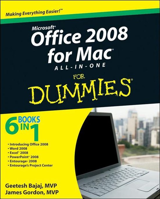 Office 2008 for Mac All-in-One For Dummies - cover