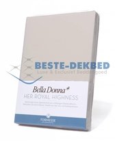 Bella Donna La Piccola Topperhoeslaken - zilver-0520 90x200