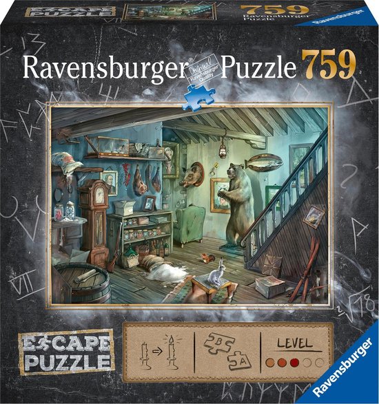 Ravensburger Escape Puzzle Forbidden Basement - 759 stukjes - Uitdagende puzzels voor volwassenen