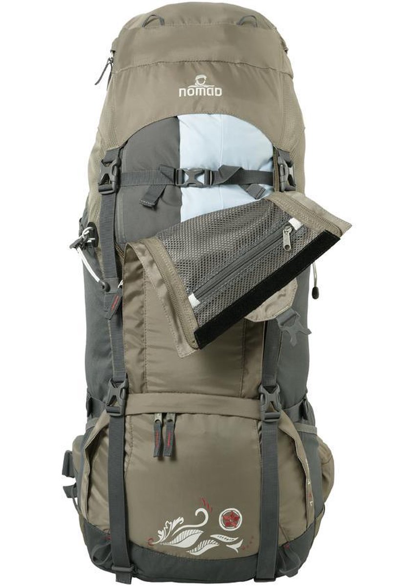 cultuur Kosciuszko Instrument Nomad Sahara backpack 65L Timber wolf | bol.com
