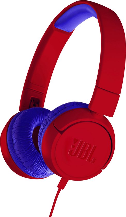 JBL JR300 Rood - On-ear kinder koptelefoon | bol.com