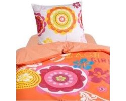 Damai Beach Girls Dekbedovertrek - 120x150 cm - Orange