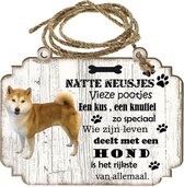 Spreukenbordje hond: Shiba