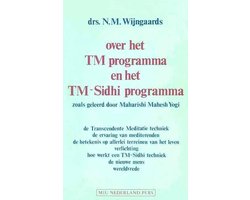 Omslag van Over het tm-programma en het tm-sidhi programma