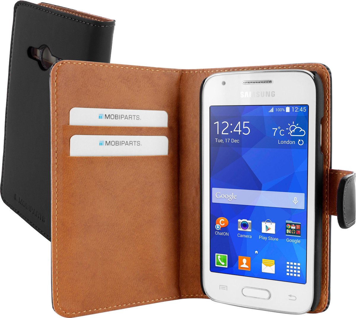 Mobiparts Premium Wallet Case Samsung Galaxy Trend 2 (Lite) Black