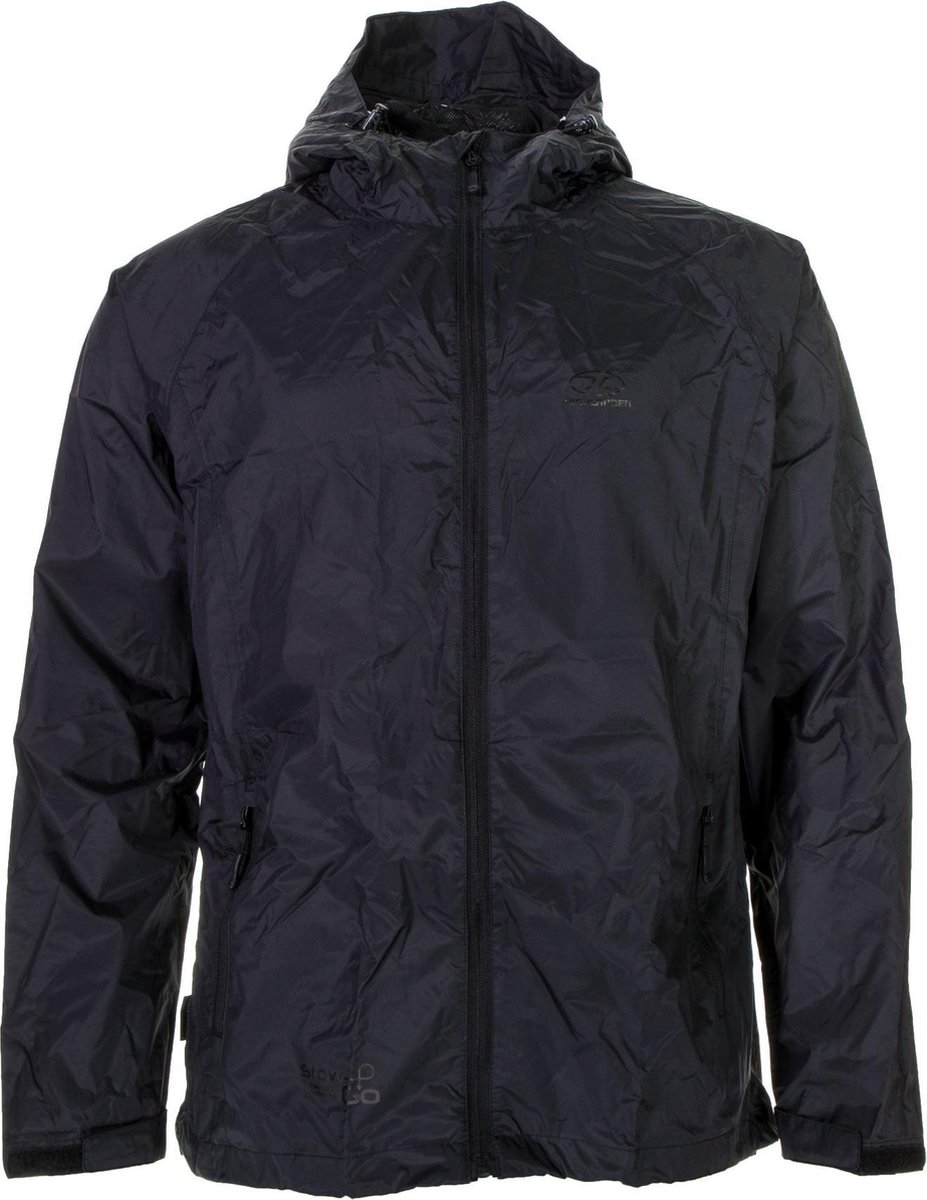 Highlander regenjas Stow & Go Zwart