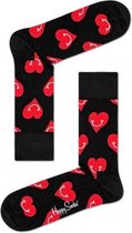 Happy Socks Smiley Heart Sock - unisex sokken - Unisex - Maat: 36-40
