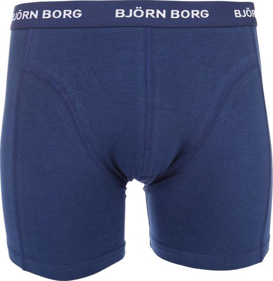 ga sightseeing Vervelen Meander Björn Borg Boxers Basic 3-pack Heren - Blauw - S | bol.com