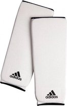 Adidas Elastische Scheenbeschermers Wit Maat L