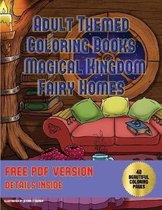 Adult Themed Coloring Books (Magical Kingdom - Fairy Homes): Adult themed coloring books