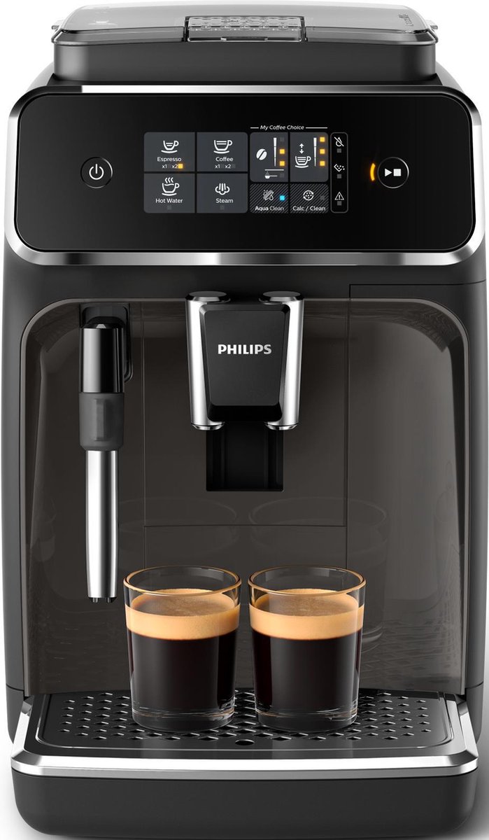 Philips 2200 Serie EP2224/40 - Espressomachine - Zwart/Grijs & RVS - Philips