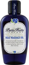 Purity Herbs - Heat Massage olie - 100% Natuurlijke spierolie / massageolie met IJslandse kruiden - 125ml