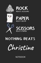 Nothing Beats Christine - Notebook