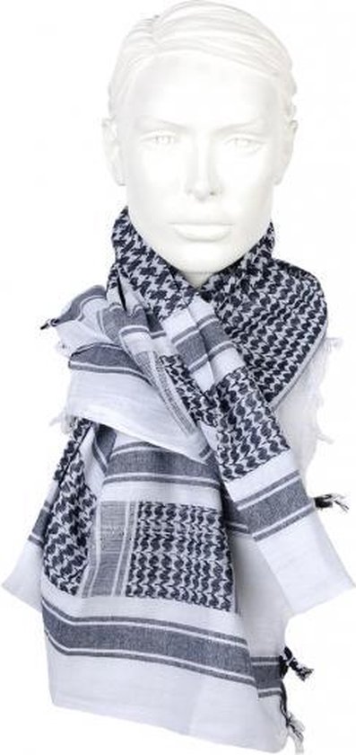 Zwart witte Keffiyeh sjaal | bol.com