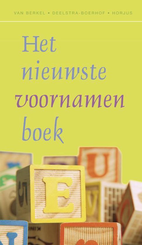 Cover van het boek 'Het nieuwste voornamenboek' van G. van Berkel