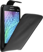 Zwart flip hoesje Samsung Galaxy J1