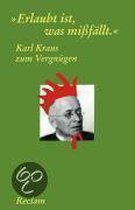 Karl Kraus zum Vergnügen