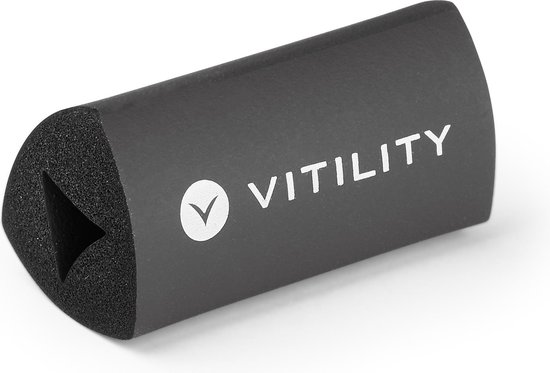 Een zwarte penverdikker met 'VITILITY' logo.
