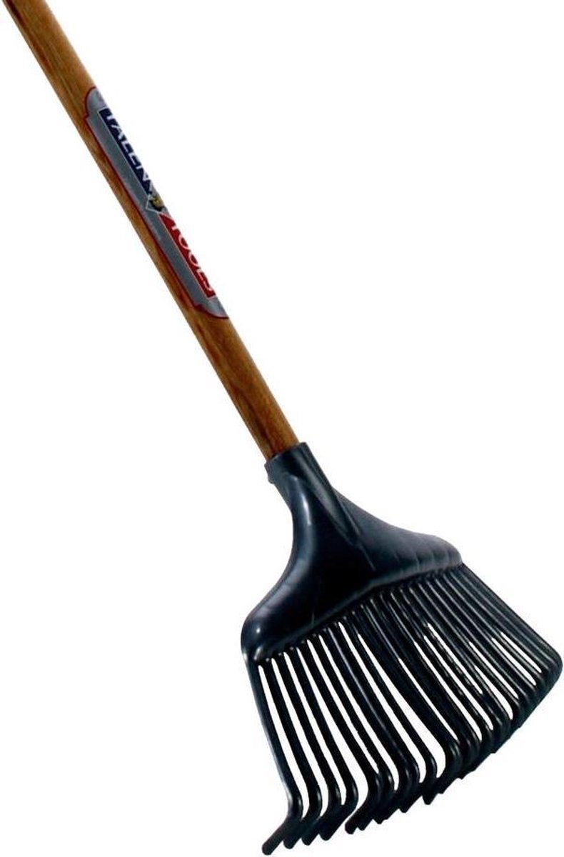 Talen Tools Râteau à feuilles - Plastique - Manche en frêne - 130 cm
