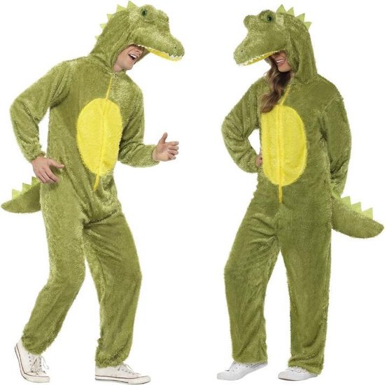 Groet publiek Doornen Krokodil onesie kostuum voor volwassenen - dierenpak 44/46 | bol.com