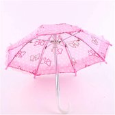 geschikt voor Baby Born paraplu roze