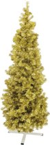 Europalms Kerst - Kerstboom binnen - Kunststof - Kunstkerstboom - Goud metallic 210 cm