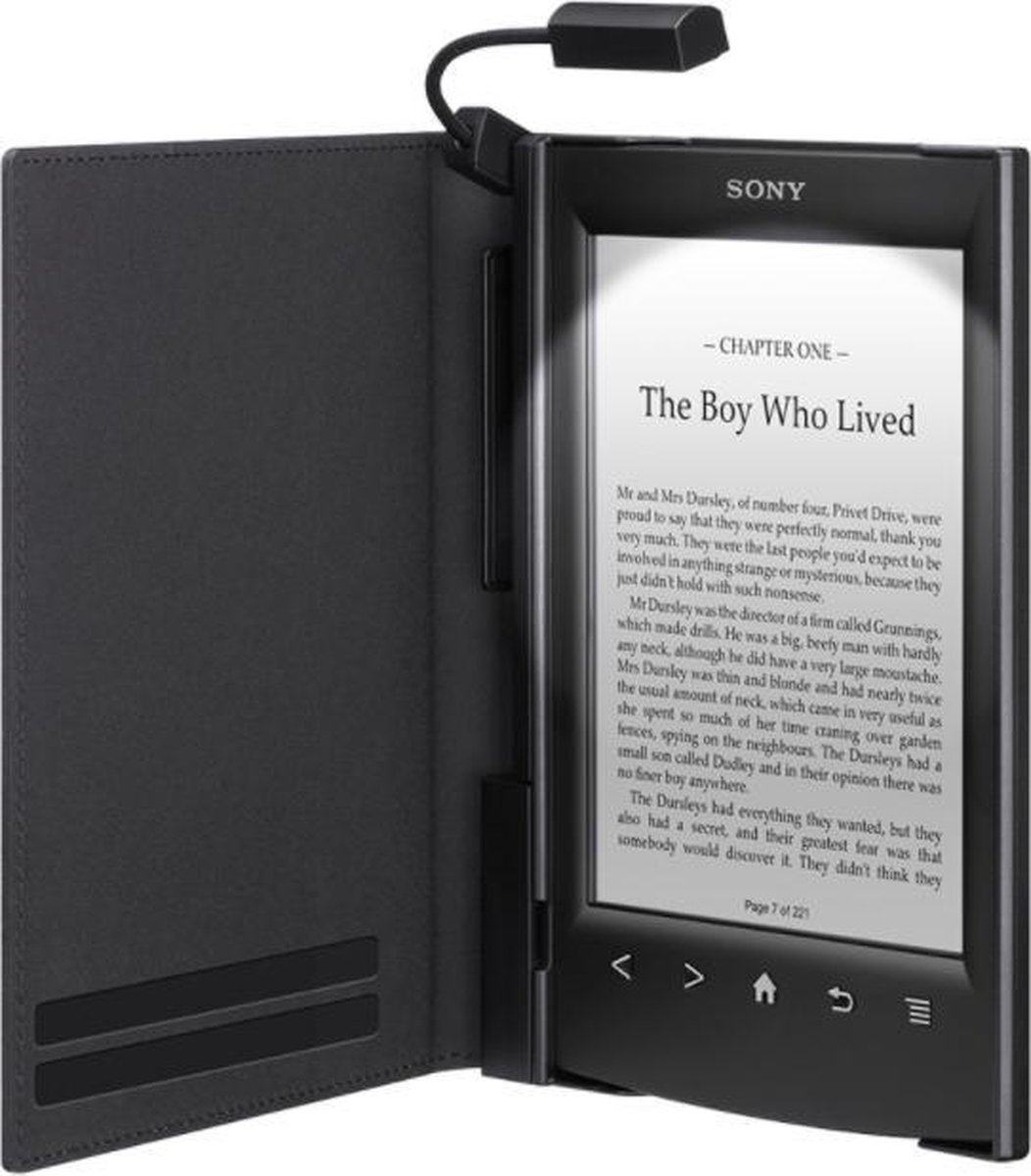 Somatische cel cement vrijheid Sony Reader™ LED Cover met Leeslampje (PRSACL22B) - Zwart | bol.com